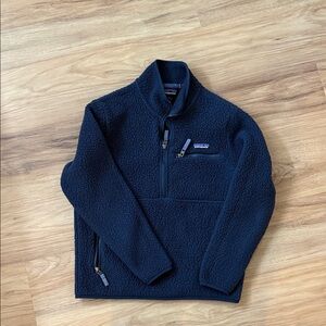 Patagonia Navy Blue Fleece Jacket